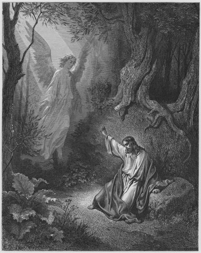 Christ in the Garden by Gustave Dore